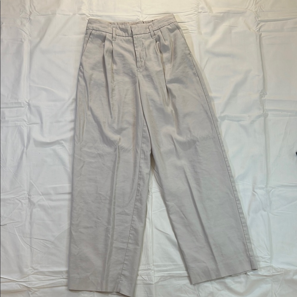 A new day linen-like trousers high rise 6s